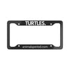 TURTLES, Period. Matte Finish Aluminum License Plate Frame in Matte — accessories that gives back to ocean wildlife rescues