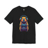 Gaming Capybara Unisex Tee in Black — t-shirt that gives back to animal rescues