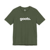 GOATS, PERIOD. Unisex Tee — t-shirts that gives back to farm animal rescues