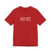 Adopt, Don't Shop Orange Paw Unisex Tee T-Shirts Red gifts for animal lovers supporting animal rescues