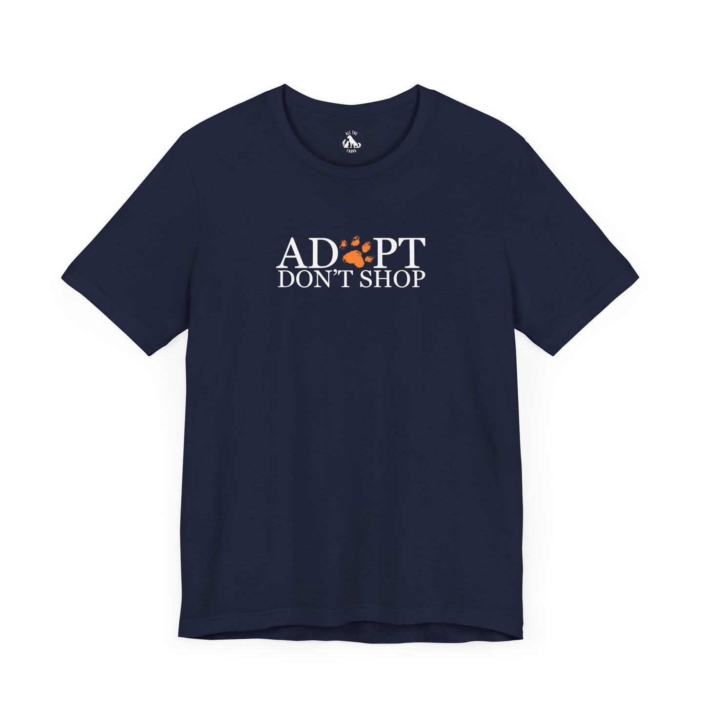 Adopt, Don't Shop Orange Paw Unisex Tee