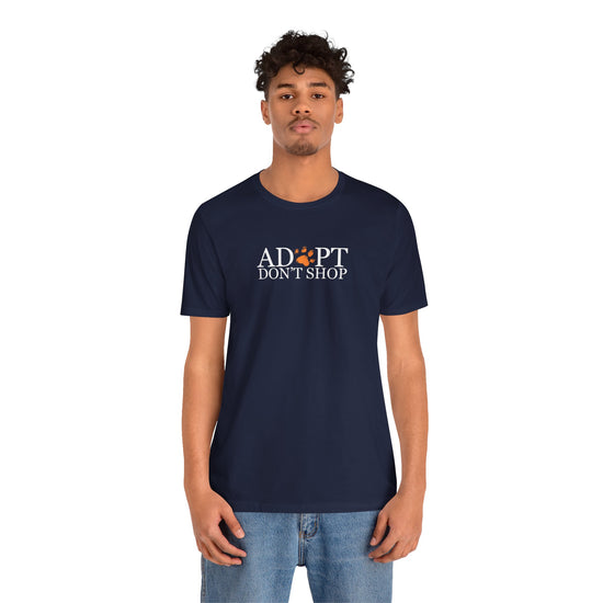 Adopt, Don't Shop Orange Paw Unisex Tee