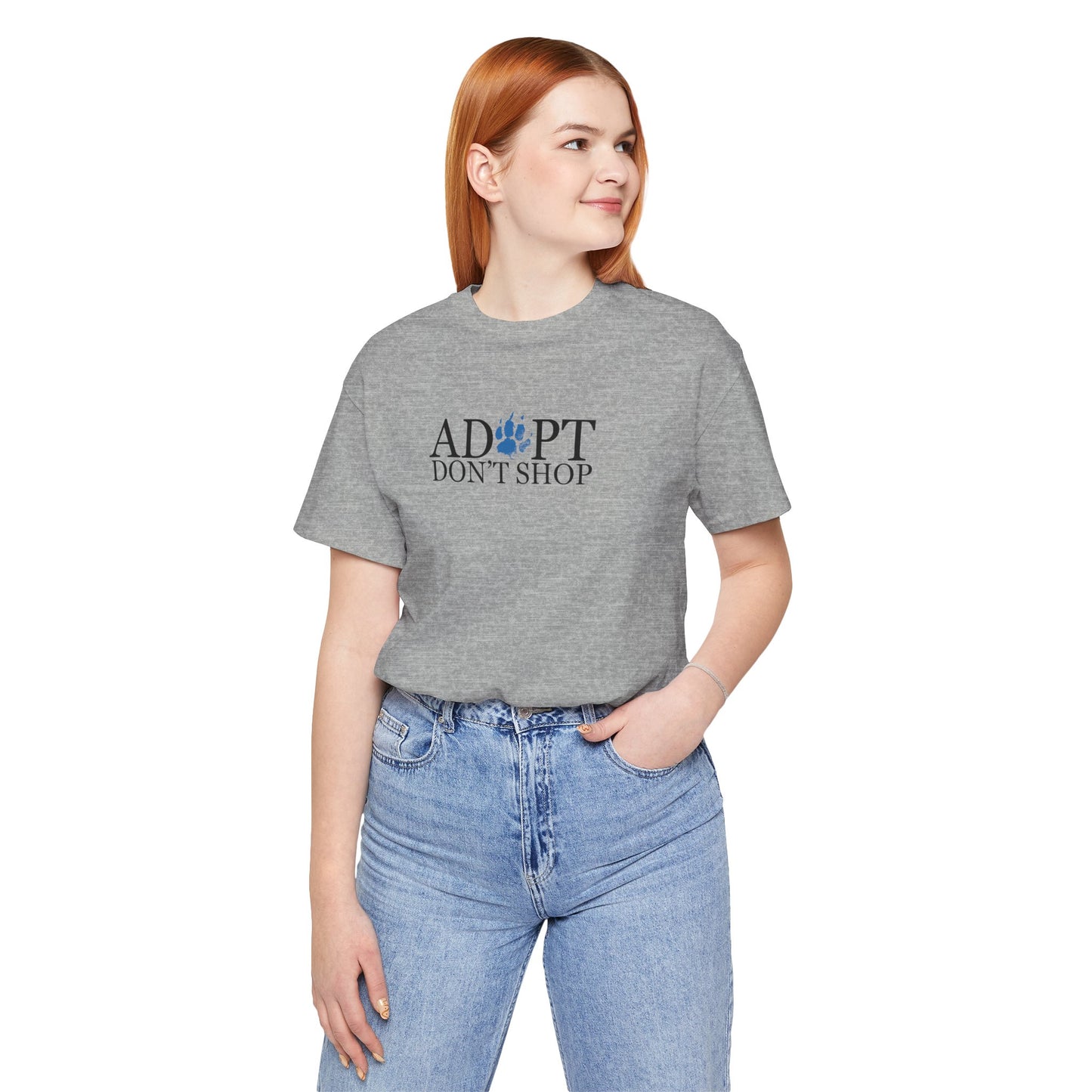 Adopt, Don't Shop Blue Paw Unisex Tee