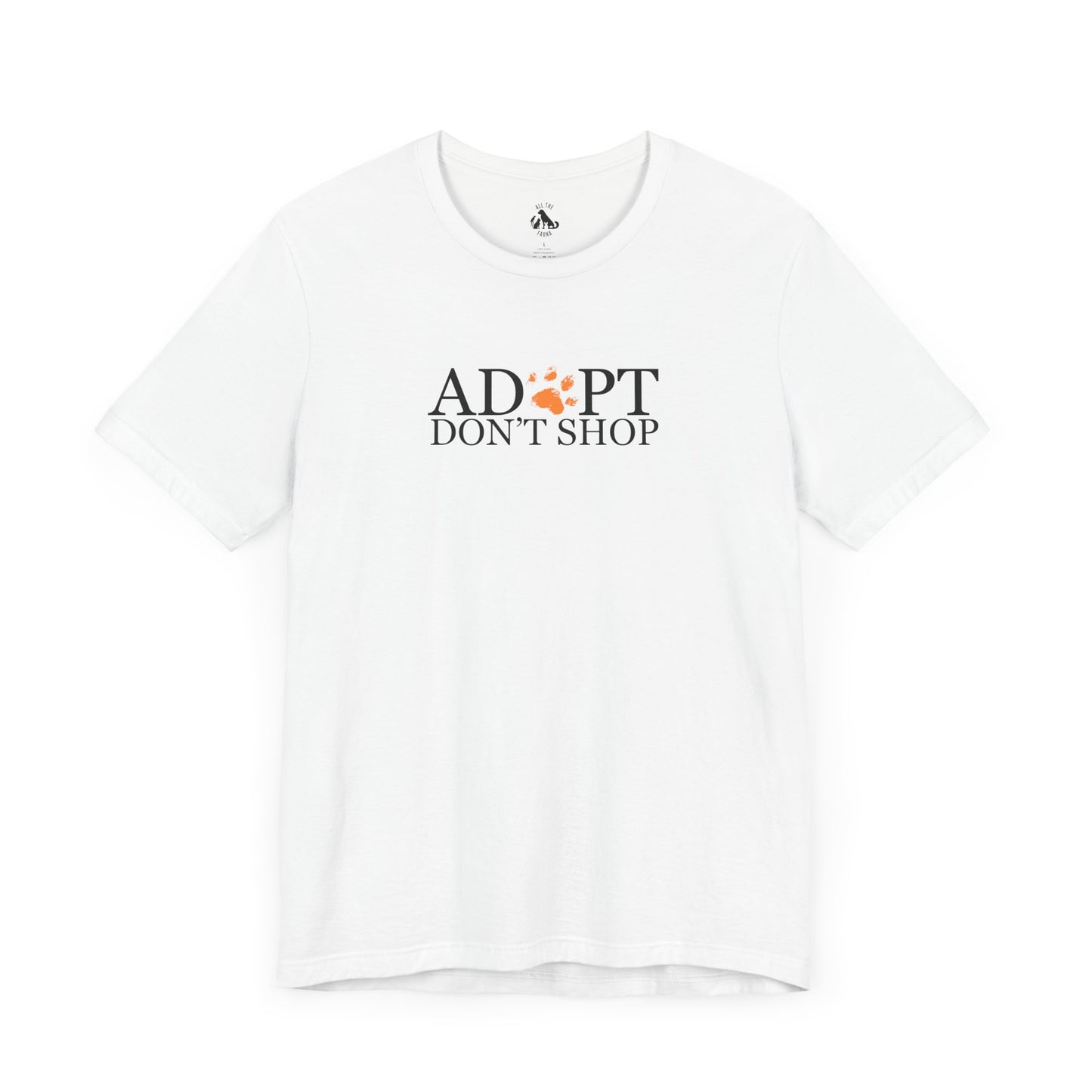 Adopt, Don't Shop Orange Paw Unisex Tee