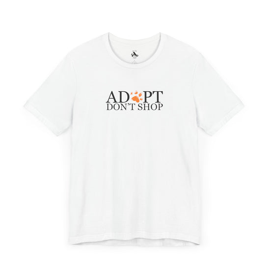 Adopt, Don't Shop Orange Paw Unisex Tee