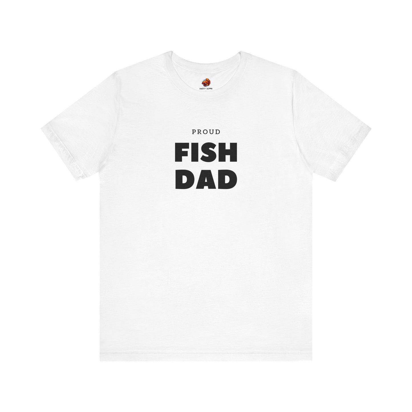 Proud FISH DAD Tropical Fish Unisex Heavy Cotton Tee - All The Fauna - Support Animal Shelter Fundraising - Gifts for Animal Lovers