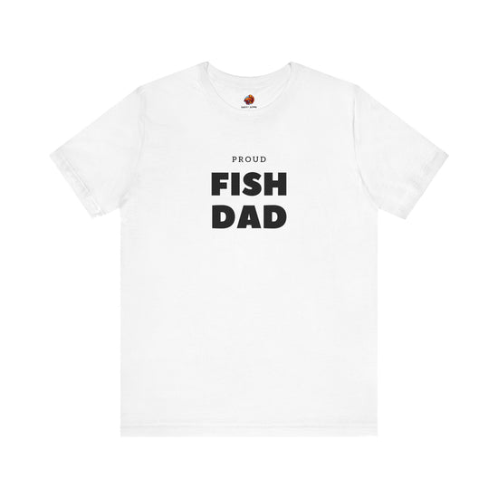 Proud FISH DAD Tropical Fish Unisex Heavy Cotton Tee - All The Fauna - Support Animal Shelter Fundraising - Gifts for Animal Lovers