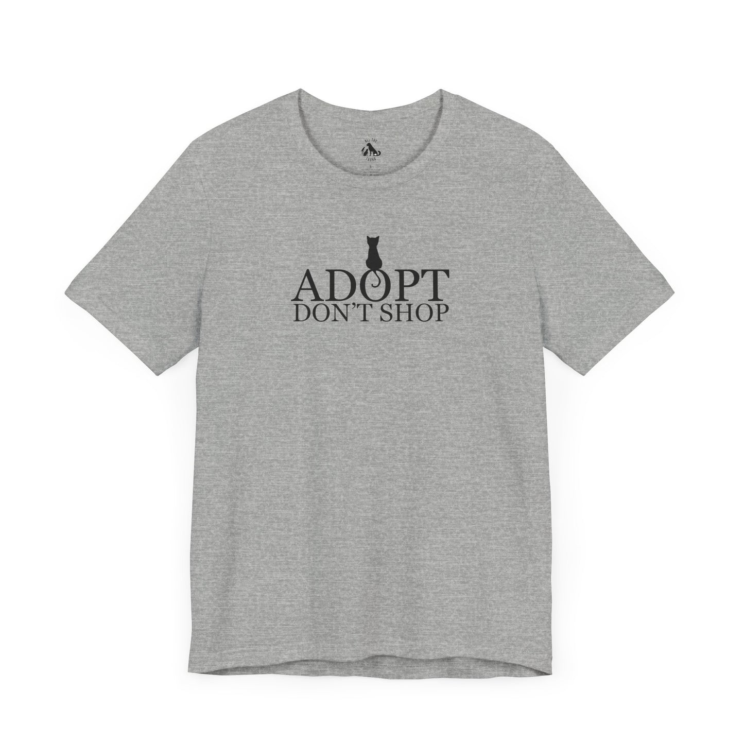 Adopt, Don't Shop Black Cat Unisex Tee