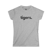 TIGERS, PERIOD. Women's Softstyle Tee T-Shirts Sport Grey gifts for animal lovers supporting animal rescues