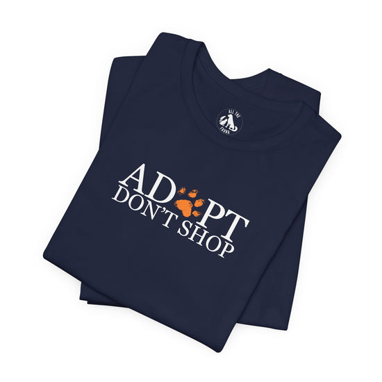 Adopt, Don't Shop Orange Paw Unisex Tee