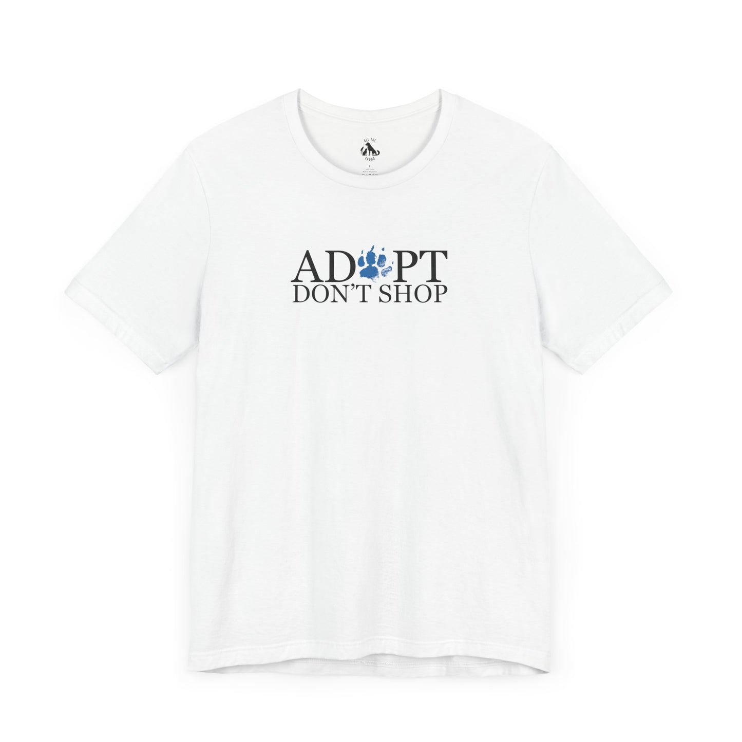 Adopt, Don't Shop Blue Paw Unisex Tee