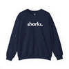 SHARKS, PERIOD. Unisex Crewneck Sweatshirt — sweatshirts that gives back to ocean wildlife rescues