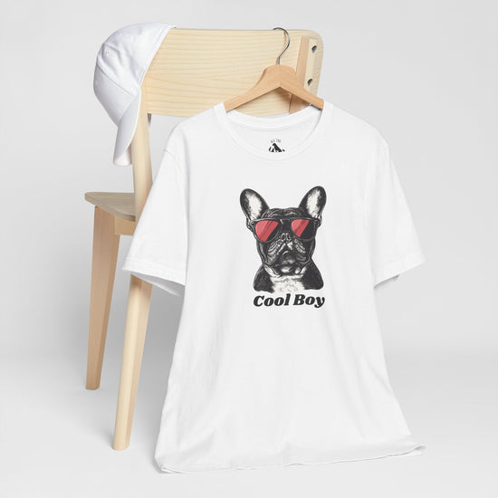 Cool Boy 2 French Bulldog Unisex Tee