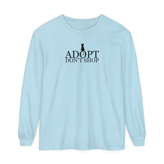 Adopt, Don't Shop Black Cat Unisex Long Sleeve Tee