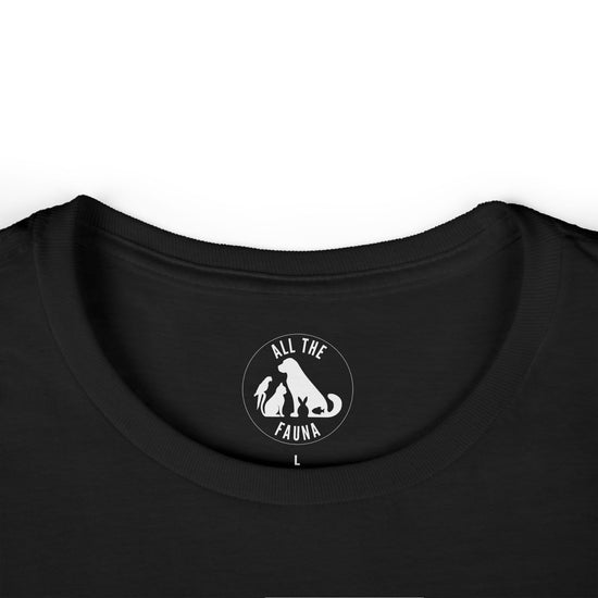 Adopt Don't Shop Blue Paw Women's Softstyle Tee