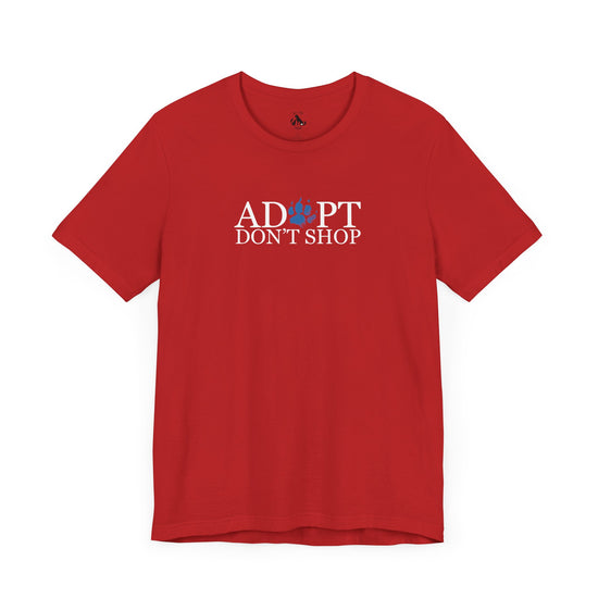 Adopt, Don't Shop Blue Paw Unisex Tee