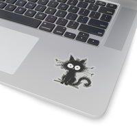 Abe The Black Cat Transparent Kiss-Cut Cat Sticker