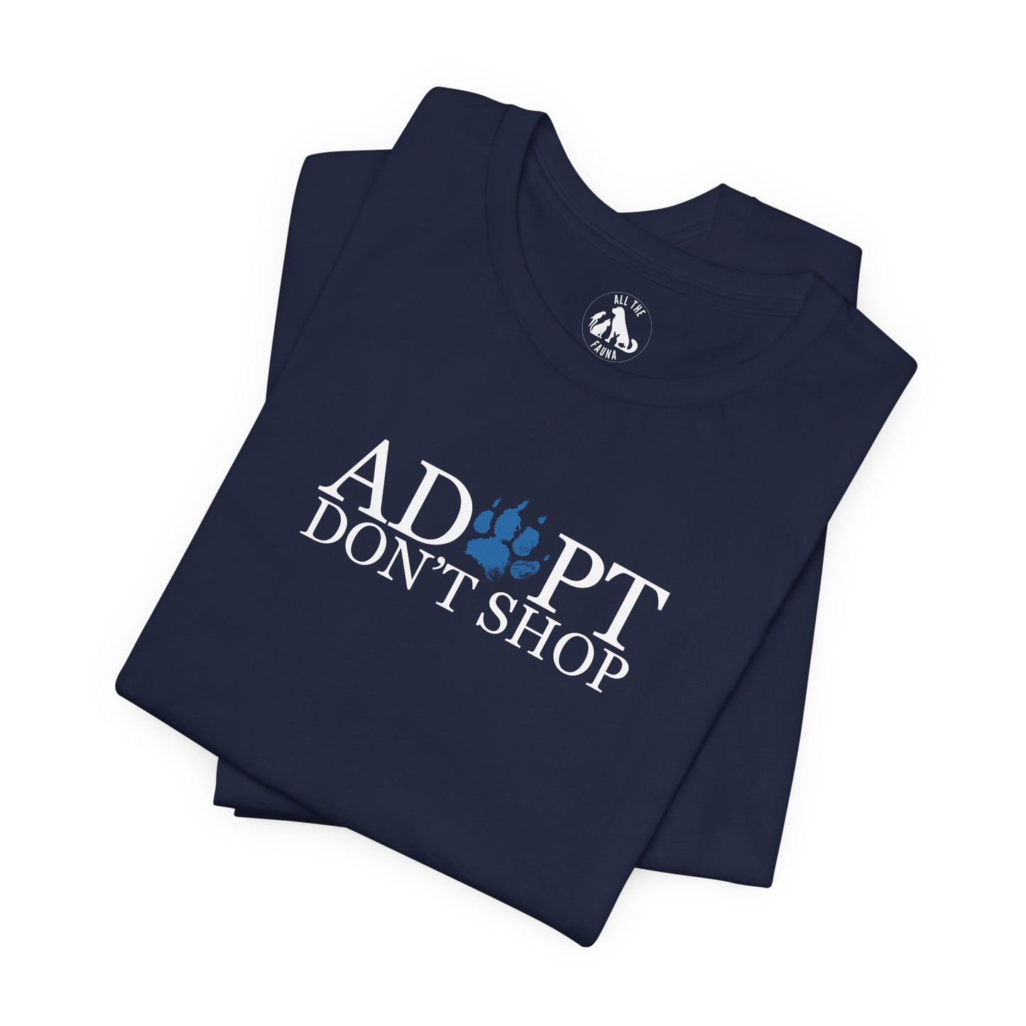 Adopt, Don't Shop Blue Paw Unisex Tee