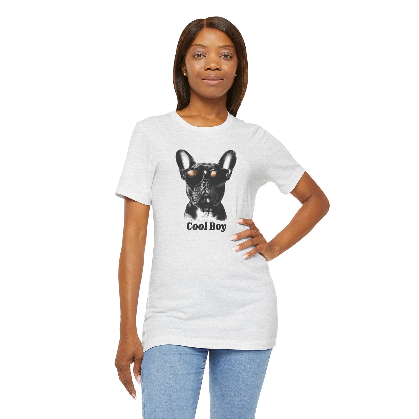 Cool Boy 4 French Bulldog Unisex Tee