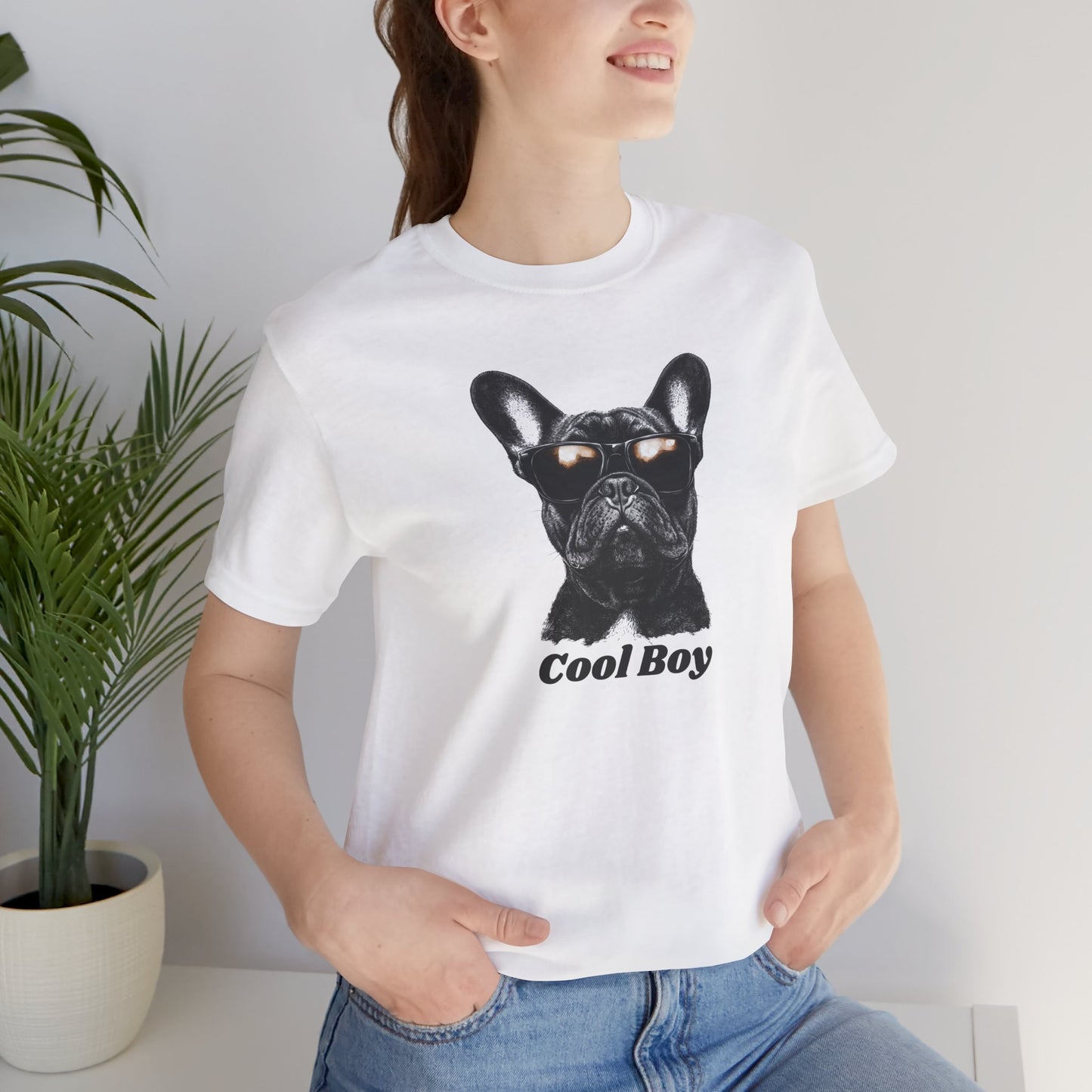 Cool Boy 1 French Bulldog Unisex Tee