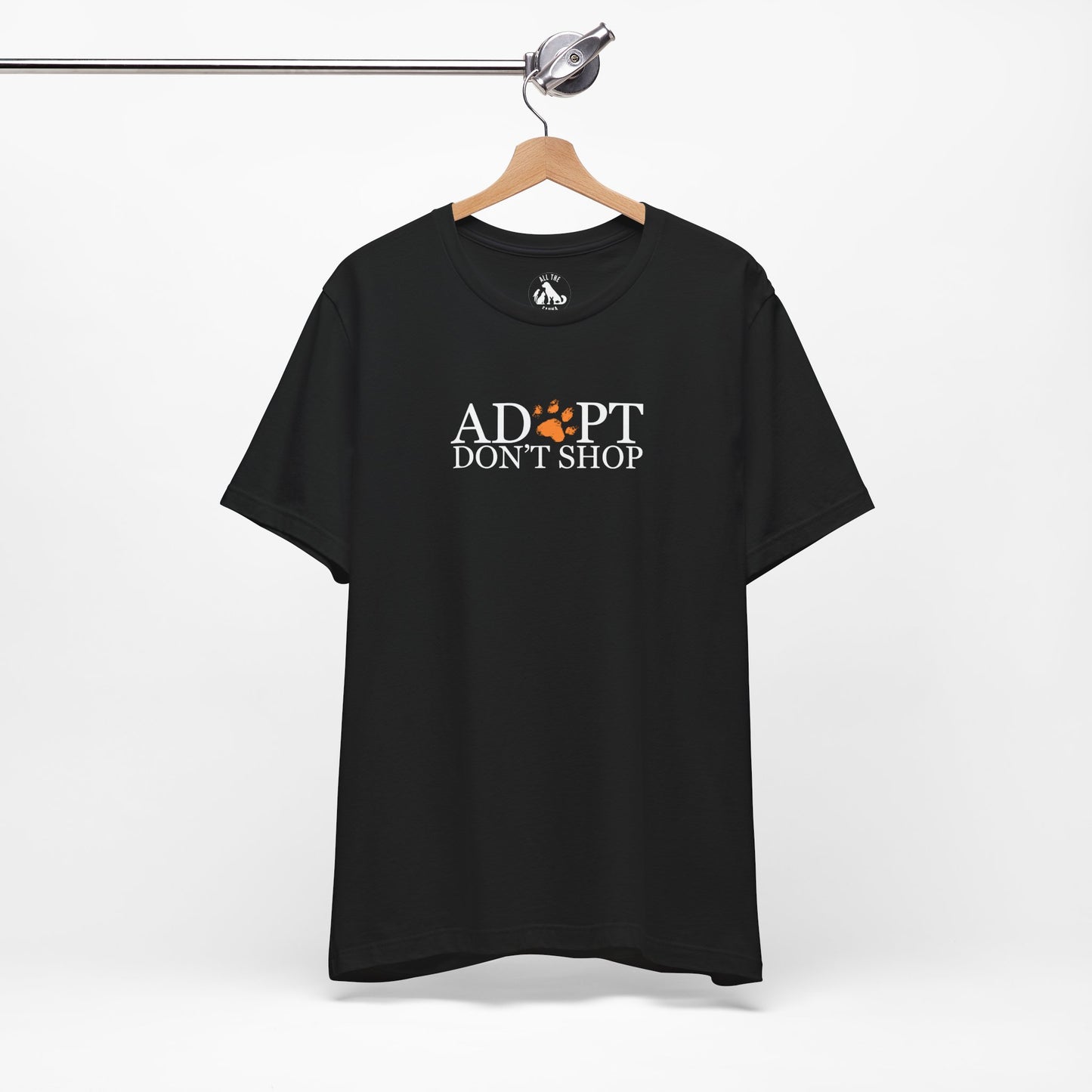 Adopt, Don't Shop Orange Paw Unisex Tee