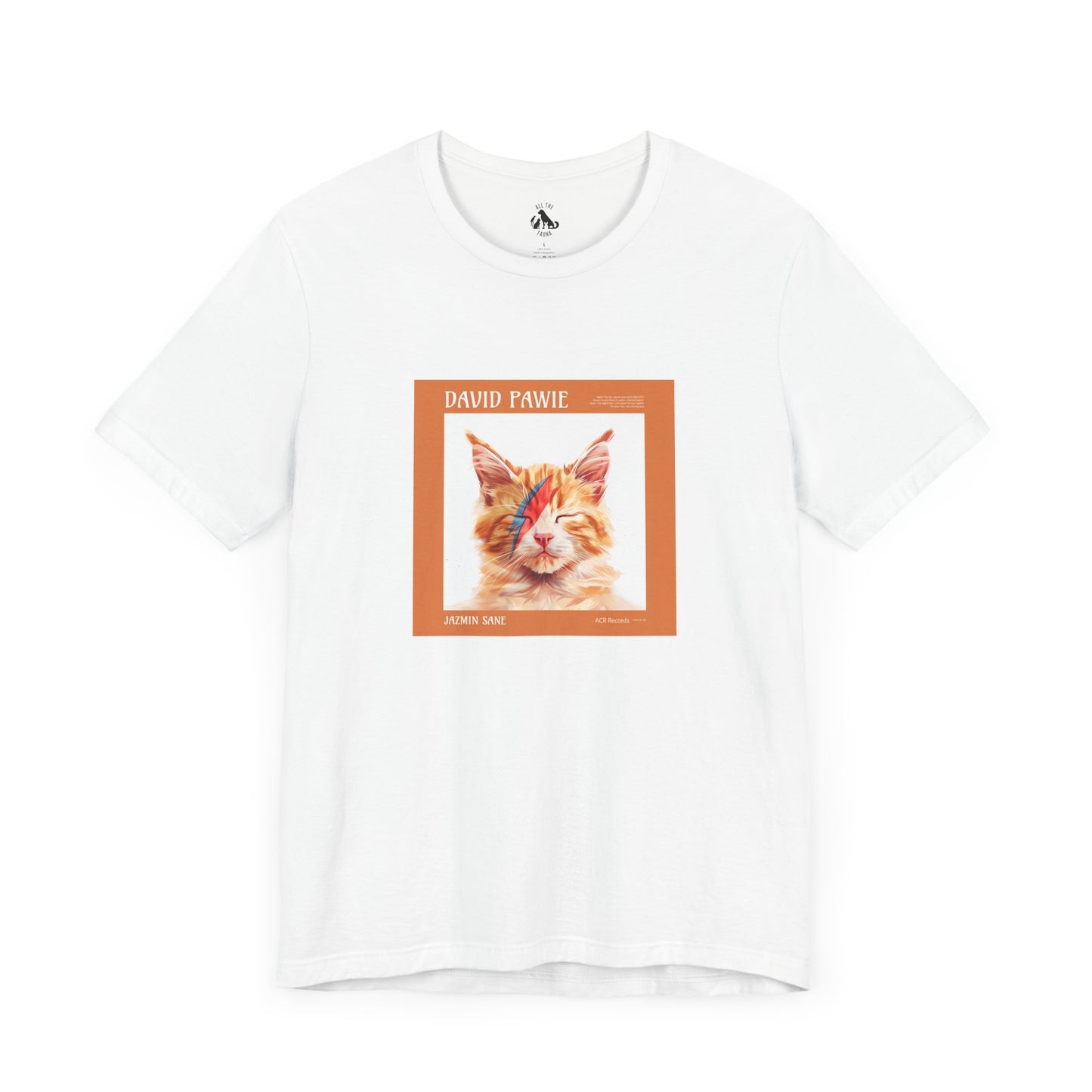 David Pawie 80s Rock n' Roll Cat Unisex Tee