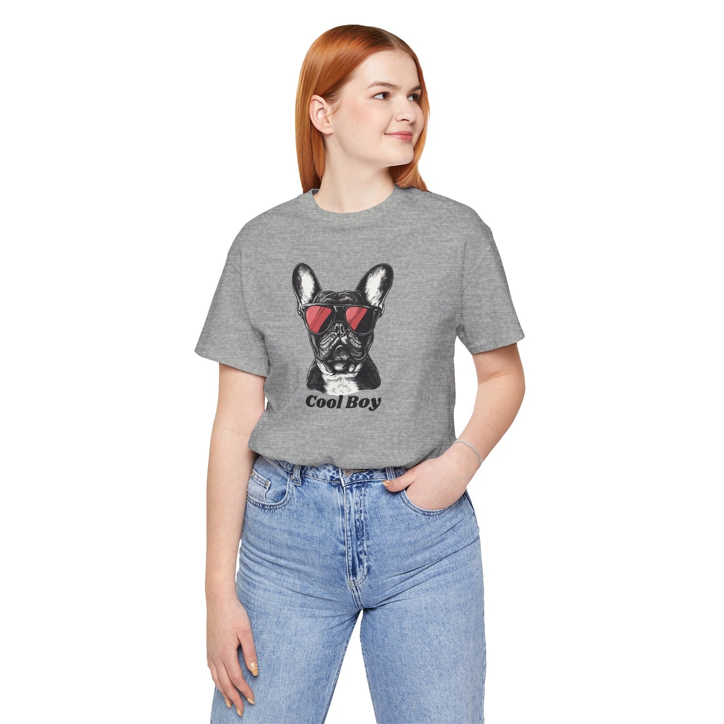 Cool Boy 2 French Bulldog Unisex Tee