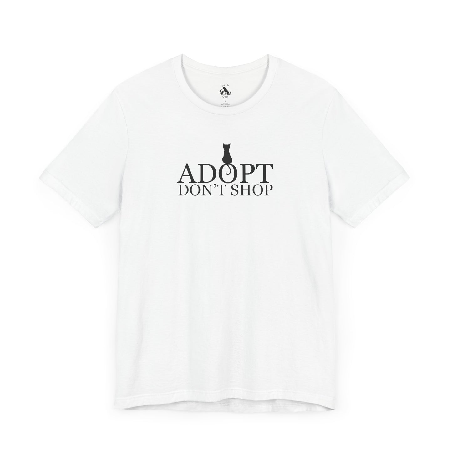 Adopt, Don't Shop Black Cat Unisex Tee