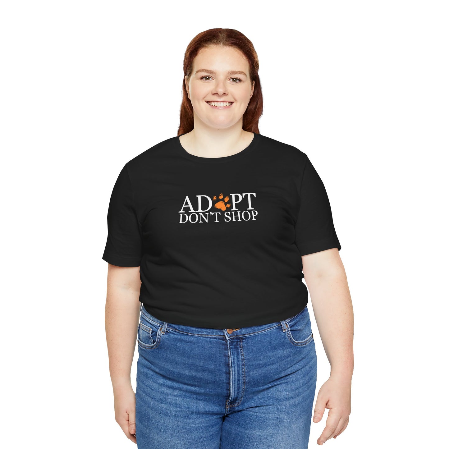 Adopt, Don't Shop Orange Paw Unisex Tee