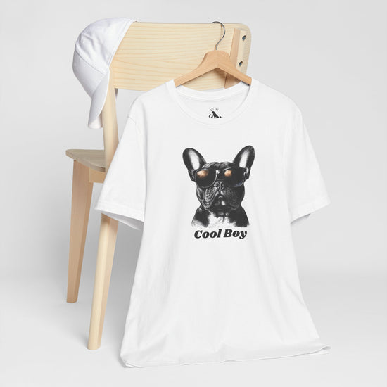 Cool Boy 4 French Bulldog Unisex Tee