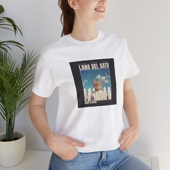 Lana Del Gato 2000s Music Cat Unisex Tee