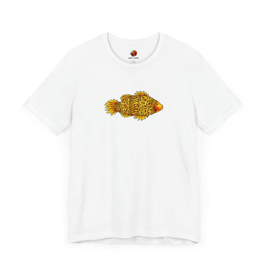 Golden Koi Tattoo Style Urban Cotton Tee - All The Fauna - Support Animal Shelter Fundraising - Gifts for Animal Lovers