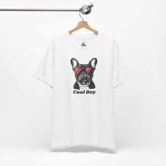 Cool Boy 2 French Bulldog Unisex Tee