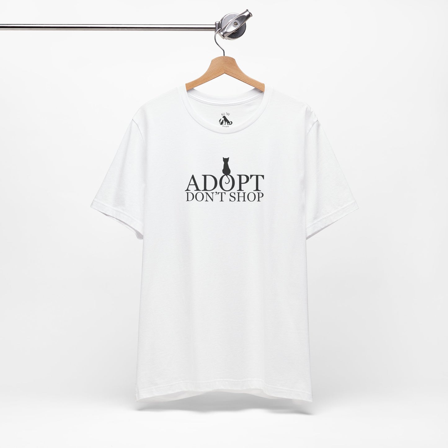 Adopt, Don't Shop Black Cat Unisex Tee