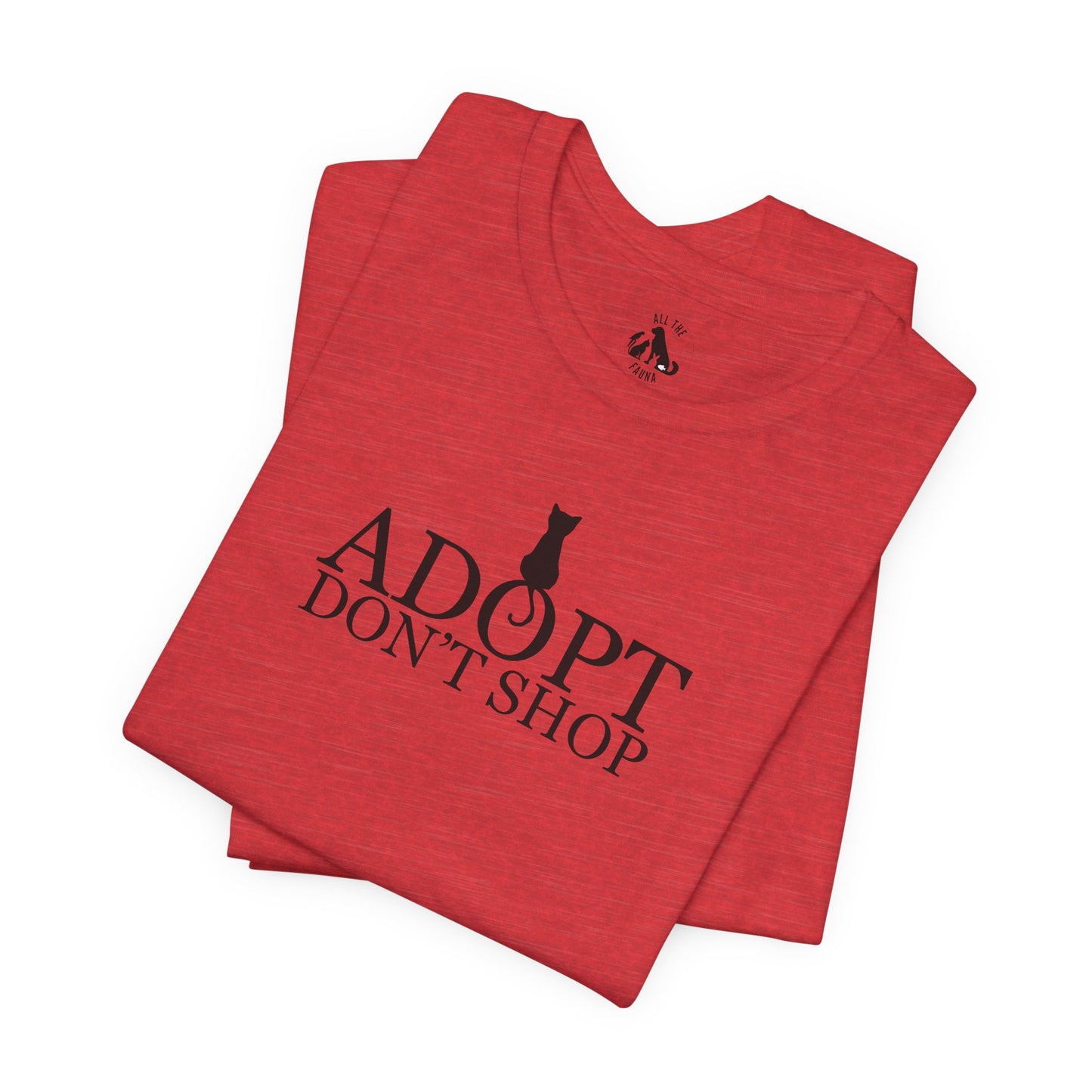 Adopt, Don't Shop Black Cat Unisex Tee