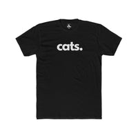 CATS, PERIOD. Premium Cotton Cat Lover Unisex Tee