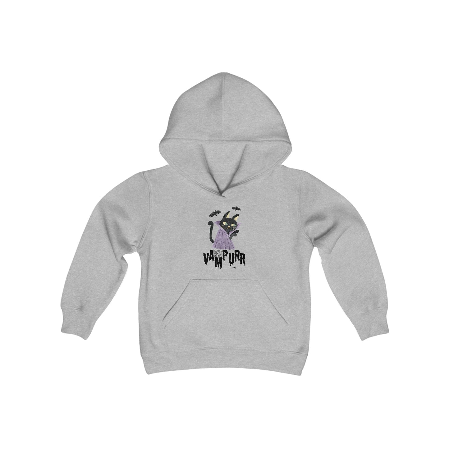 VAMPURR Vampire Cat Youth Heavy Blend™ Halloween Hoodie