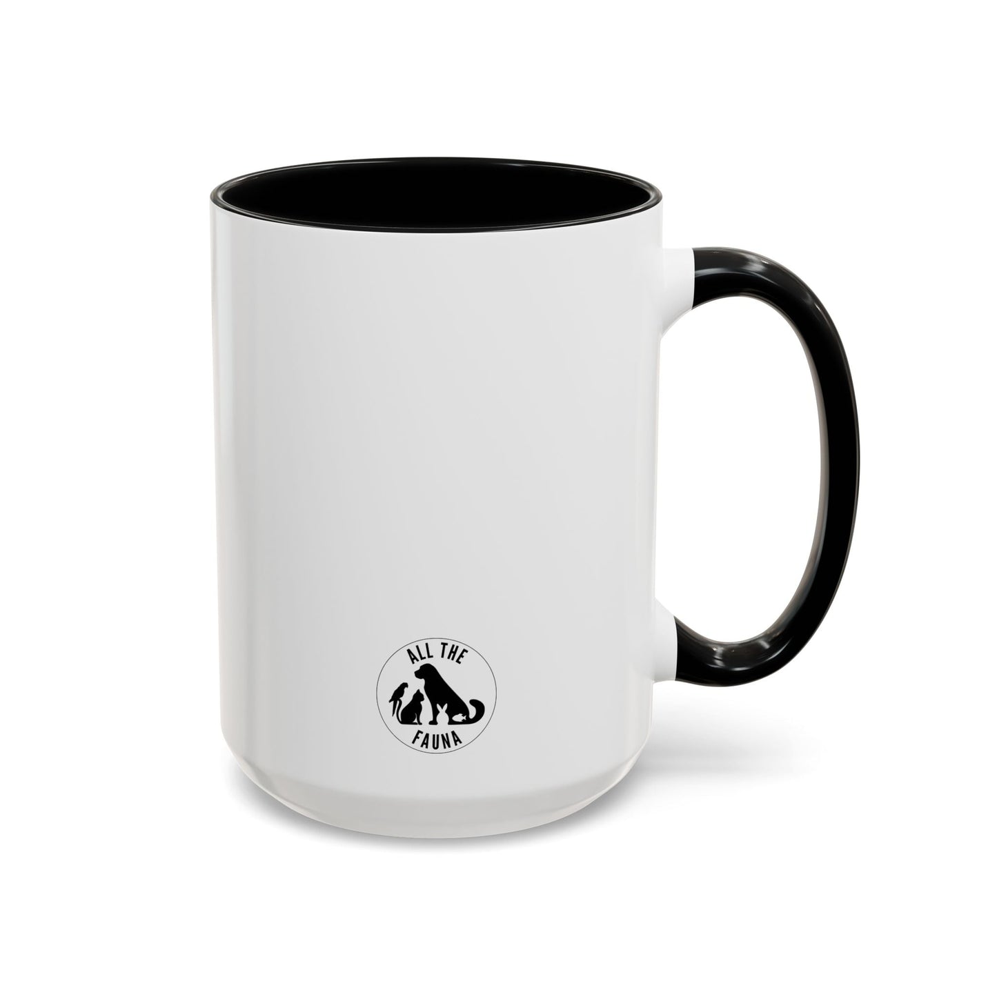 Abe the Black Cat Ceramic Coffee Mug - All The Fauna - Support Animal Shelter Fundraising - Gifts for Animal Lovers