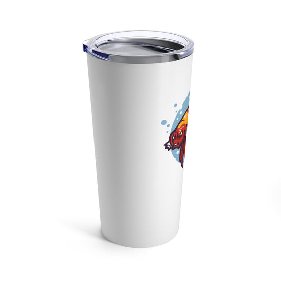 Angry Betta Tropical Fish Tumbler 20 oz - Support Animal Shelter Fundraising - Gifts for Animal Lovers