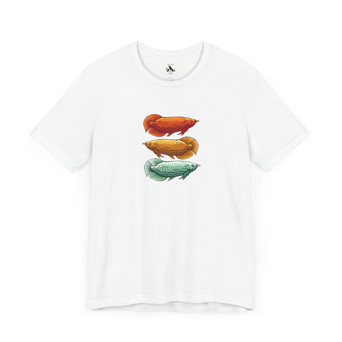 Arowana Trio Tropical Unisex Tee - Support Animal Shelter Fundraising - Gifts for Animal Lovers