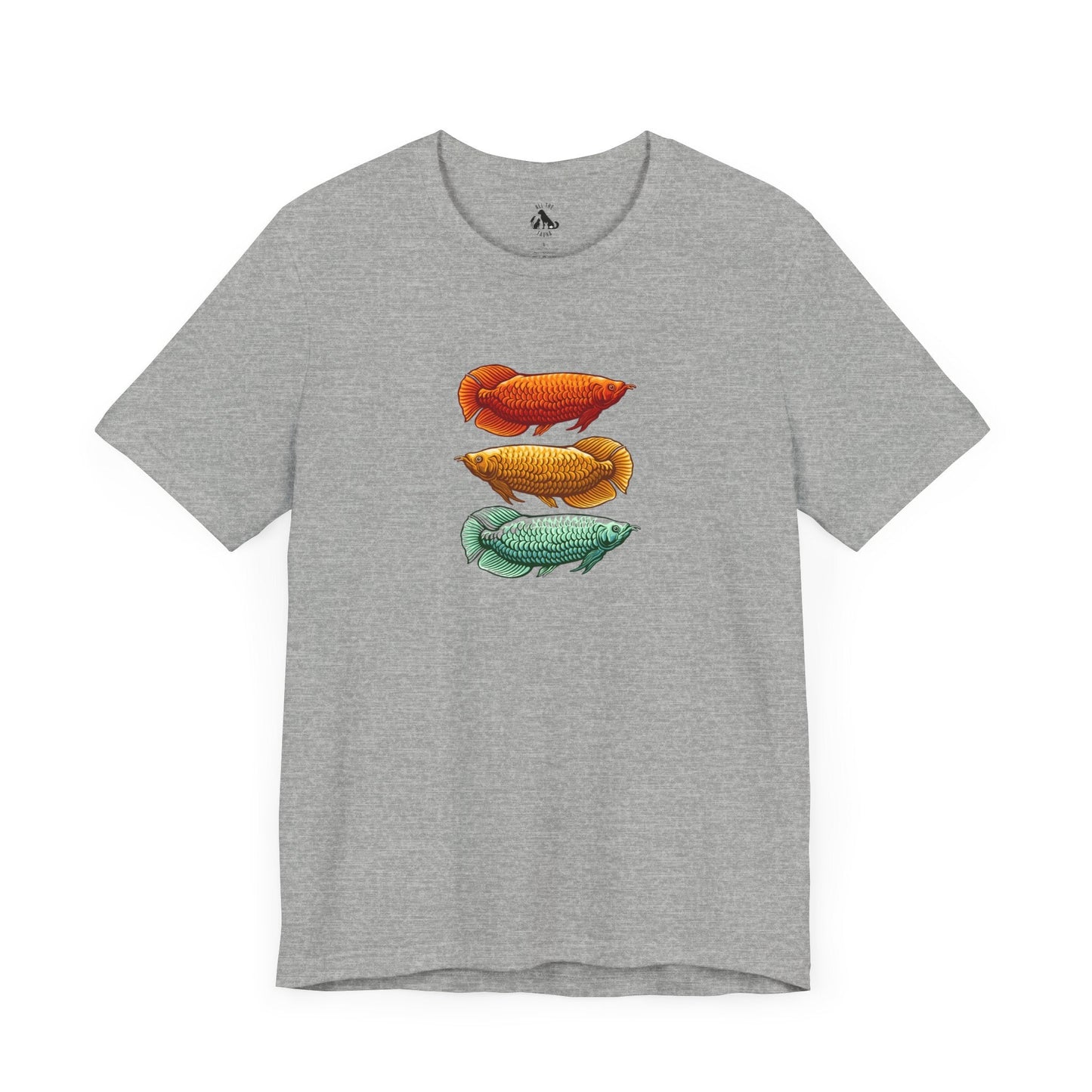 Arowana Trio Tropical Unisex Tee - Support Animal Shelter Fundraising - Gifts for Animal Lovers