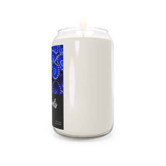 BLUE HORNETS Eco - friendly Sea Breeze Scented Soy Candle 13.75 oz - Support Animal Shelter Fundraising - Gifts for Animal Lovers