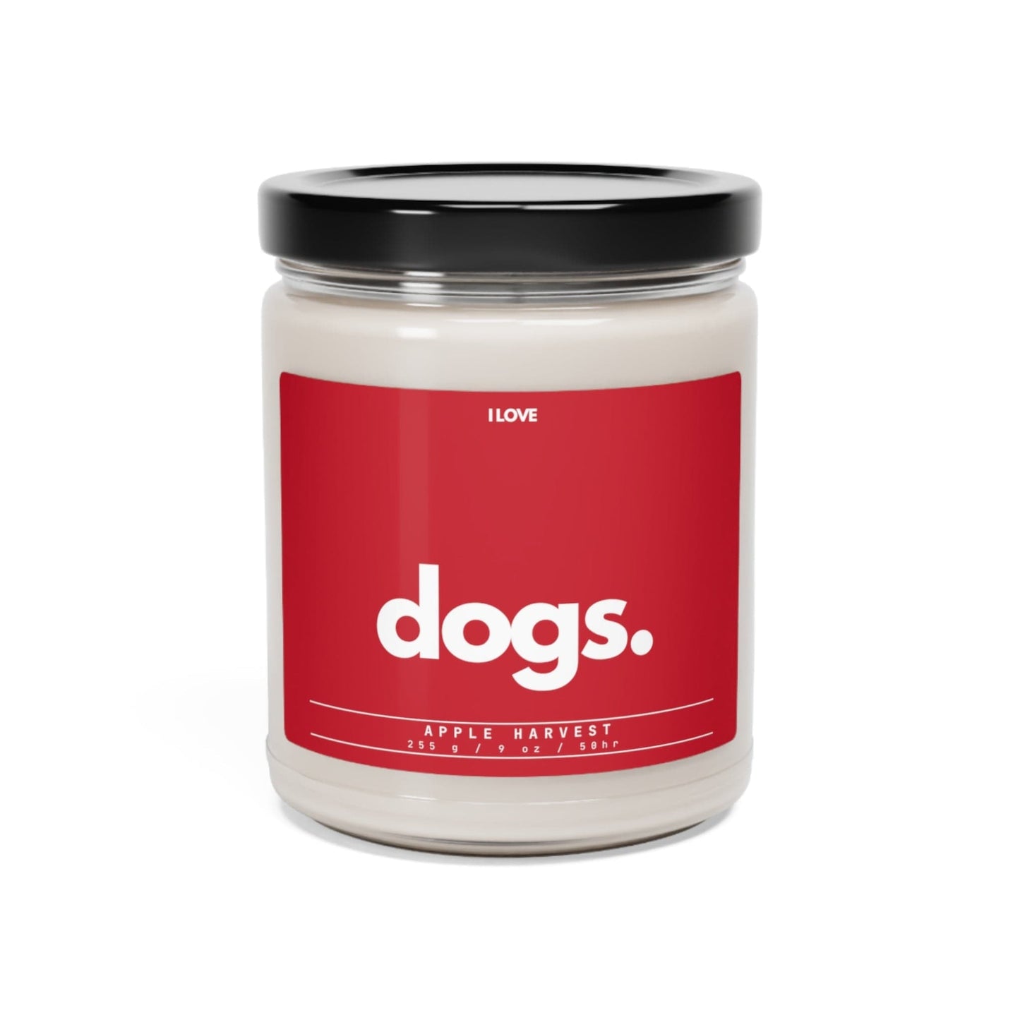 Printify Candles Apple Harvest / 9oz DOGS, PERIOD. Eco-friendly Vegan Scented Soy Wax Candle 9 oz