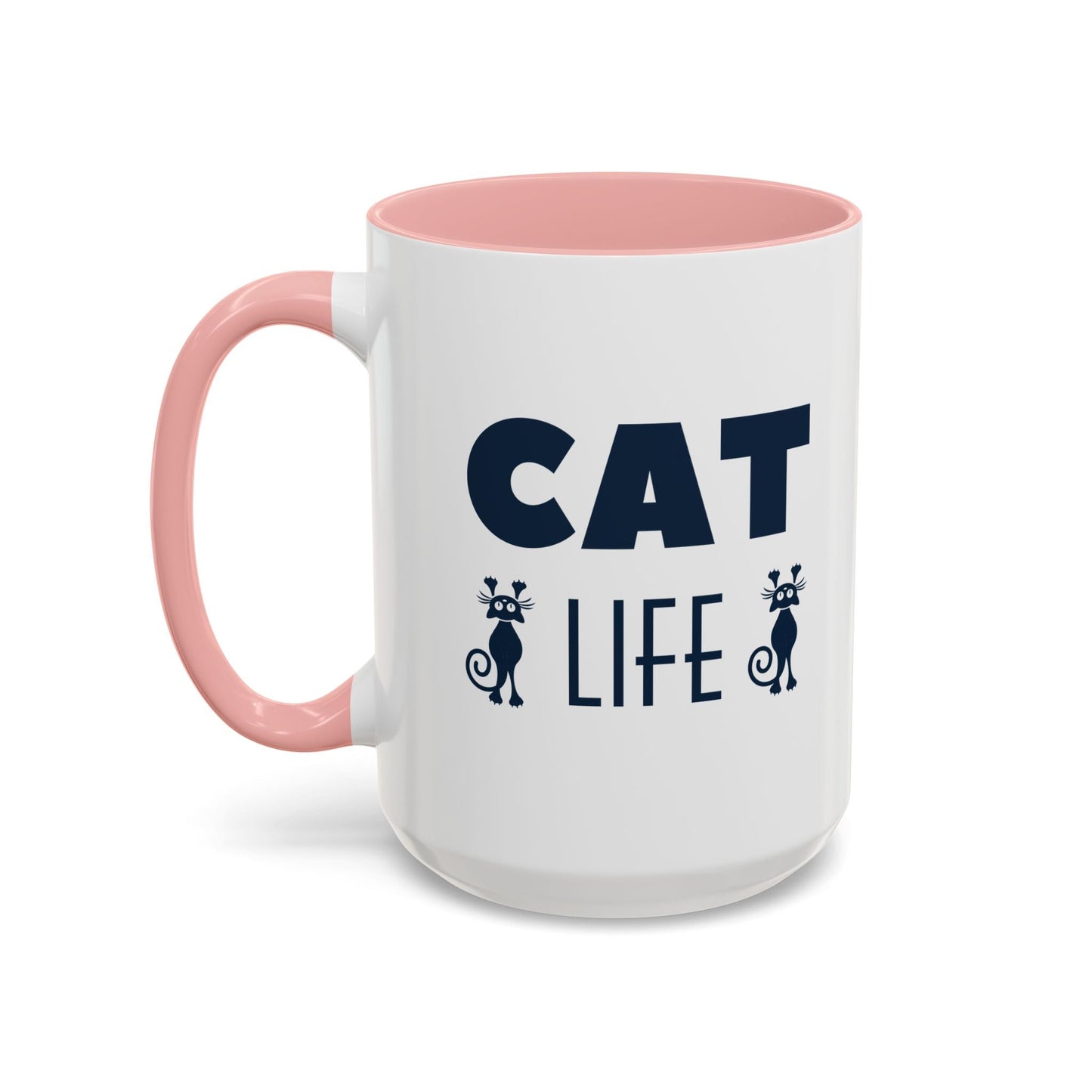 CAT Life Ceramic Coffee Mug - All The Fauna - Support Animal Shelter Fundraising - Gifts for Animal Lovers