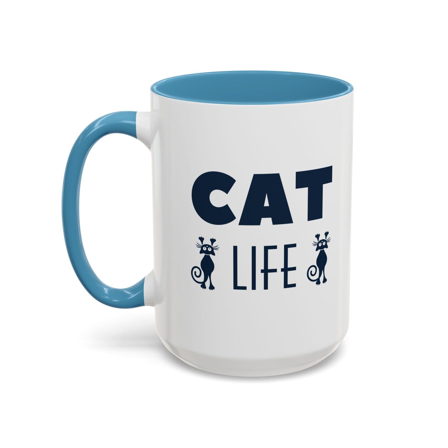 CAT Life Ceramic Coffee Mug - All The Fauna - Support Animal Shelter Fundraising - Gifts for Animal Lovers