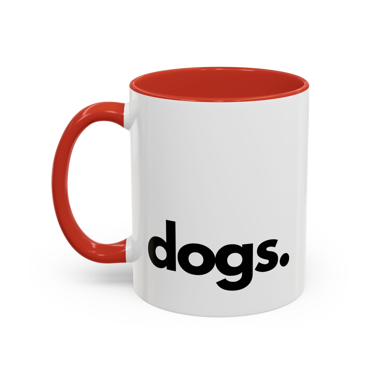 DOGS, PERIOD Ceramic Coffee Mug 11 oz - All The Fauna - Support Animal Shelter Fundraising - Gifts for Animal Lovers