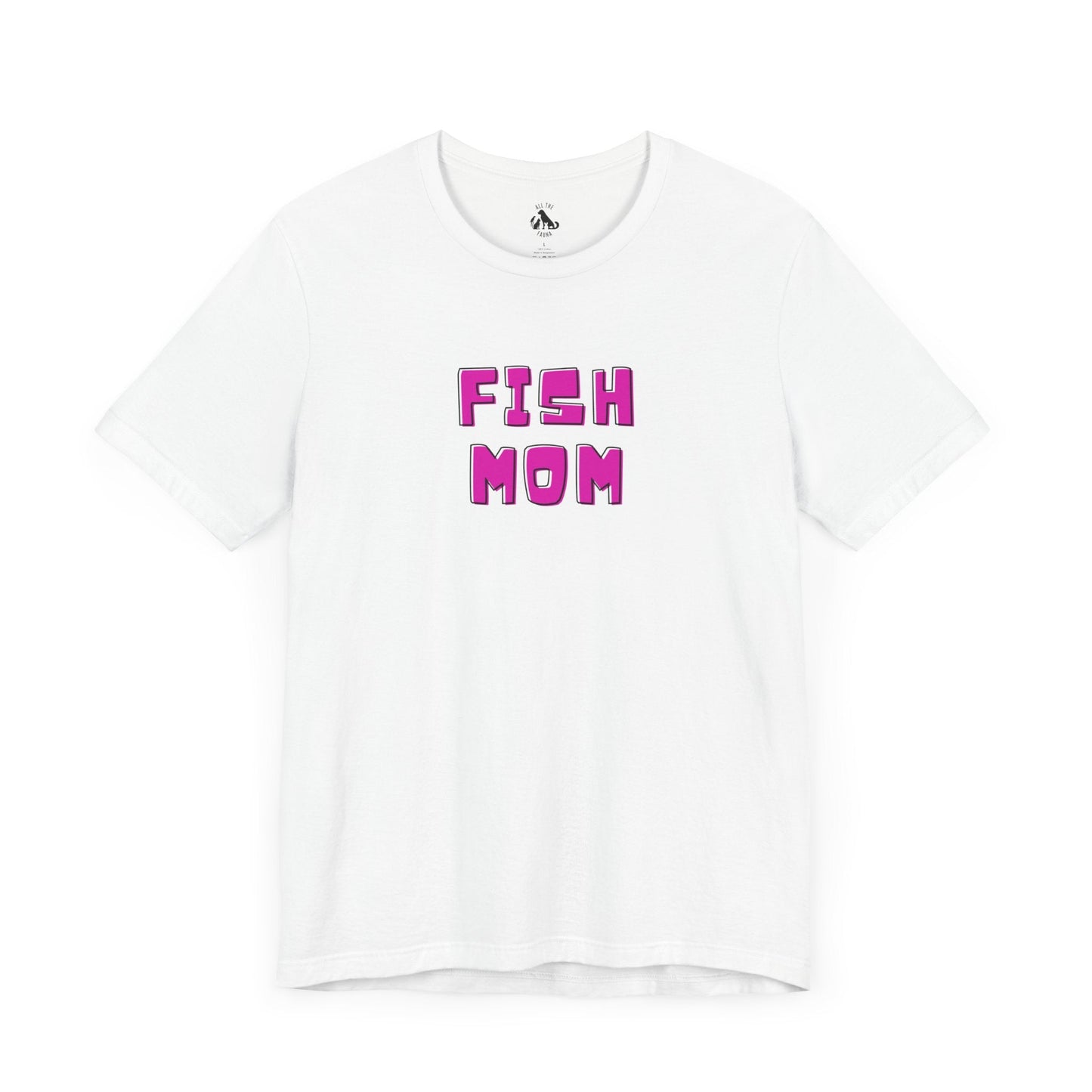 FISH MOM Retro Unisex Tee - All The Fauna - Support Animal Shelter Fundraising - Gifts for Animal Lovers