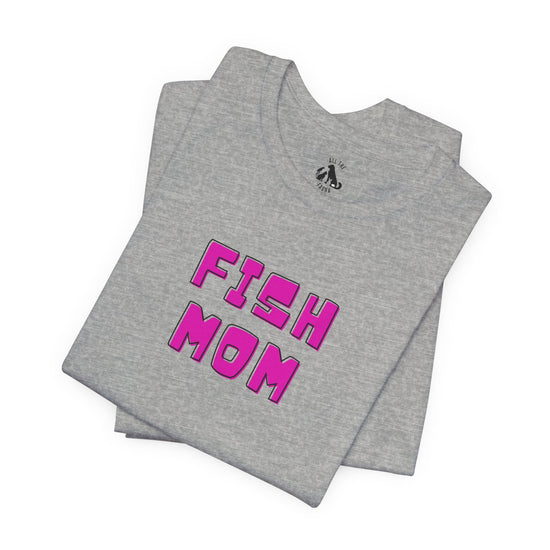 FISH MOM Retro Unisex Tee - All The Fauna - Support Animal Shelter Fundraising - Gifts for Animal Lovers