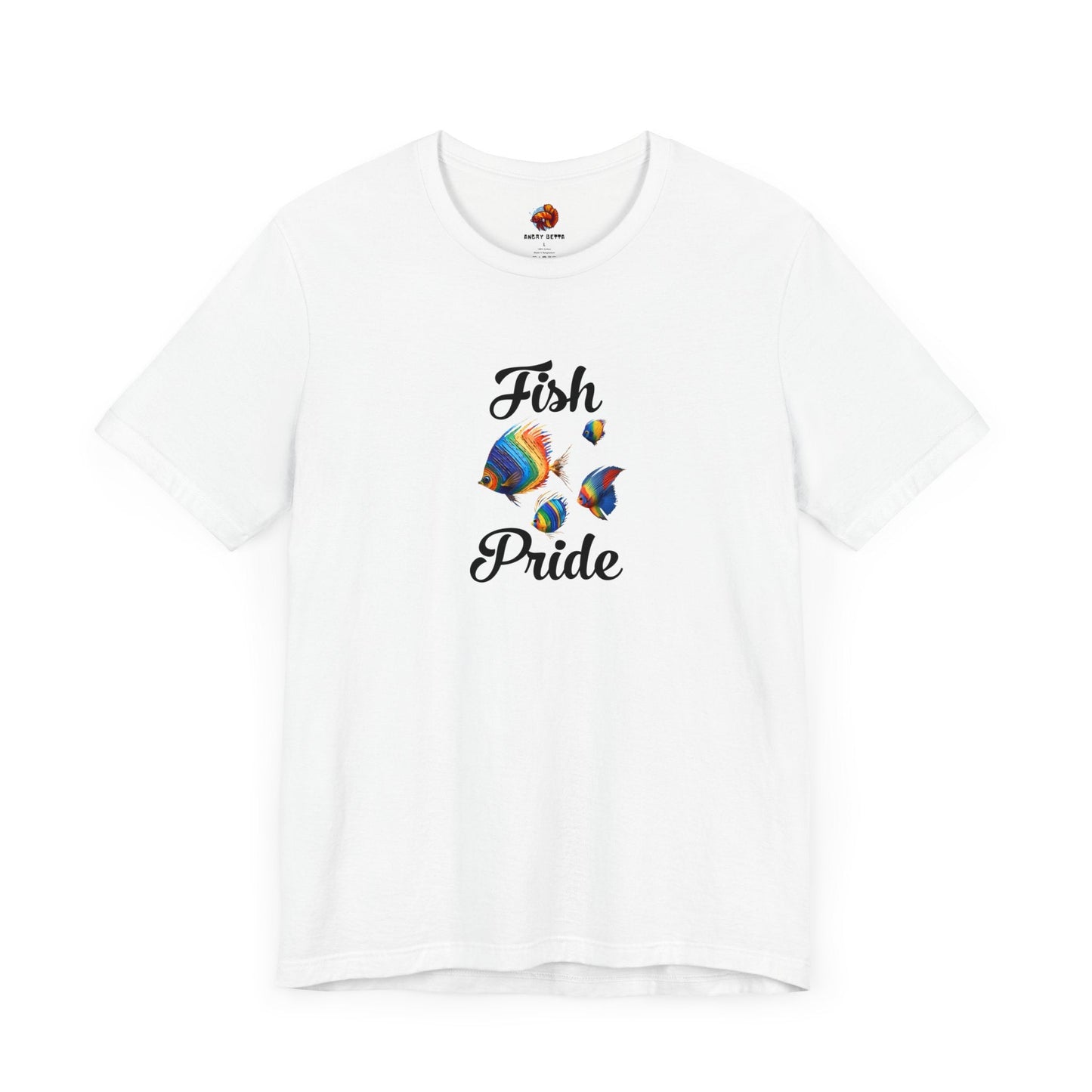 FISH PRIDE Tropical Fish Unisex Urban Cotton Tee - All The Fauna - Support Animal Shelter Fundraising - Gifts for Animal Lovers