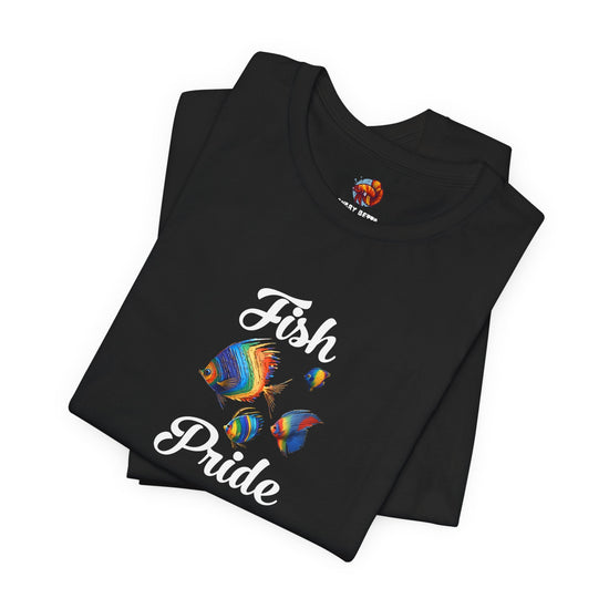 FISH PRIDE Tropical Fish Unisex Urban Cotton Tee - All The Fauna - Support Animal Shelter Fundraising - Gifts for Animal Lovers